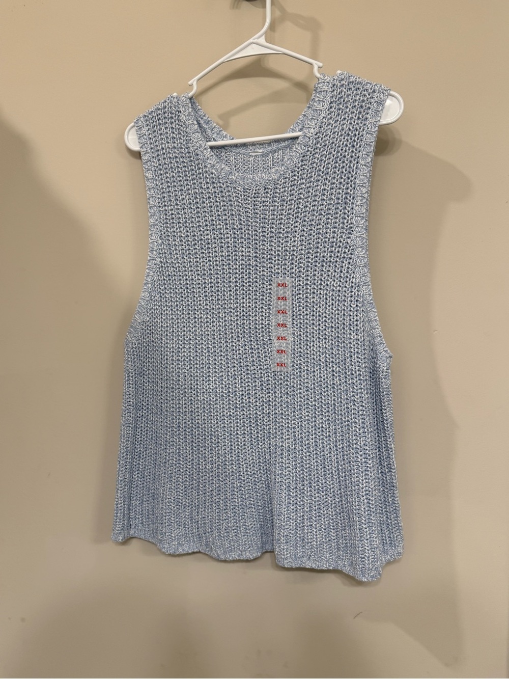 Old Navy Pale Blue Knit Sleeveless Tank